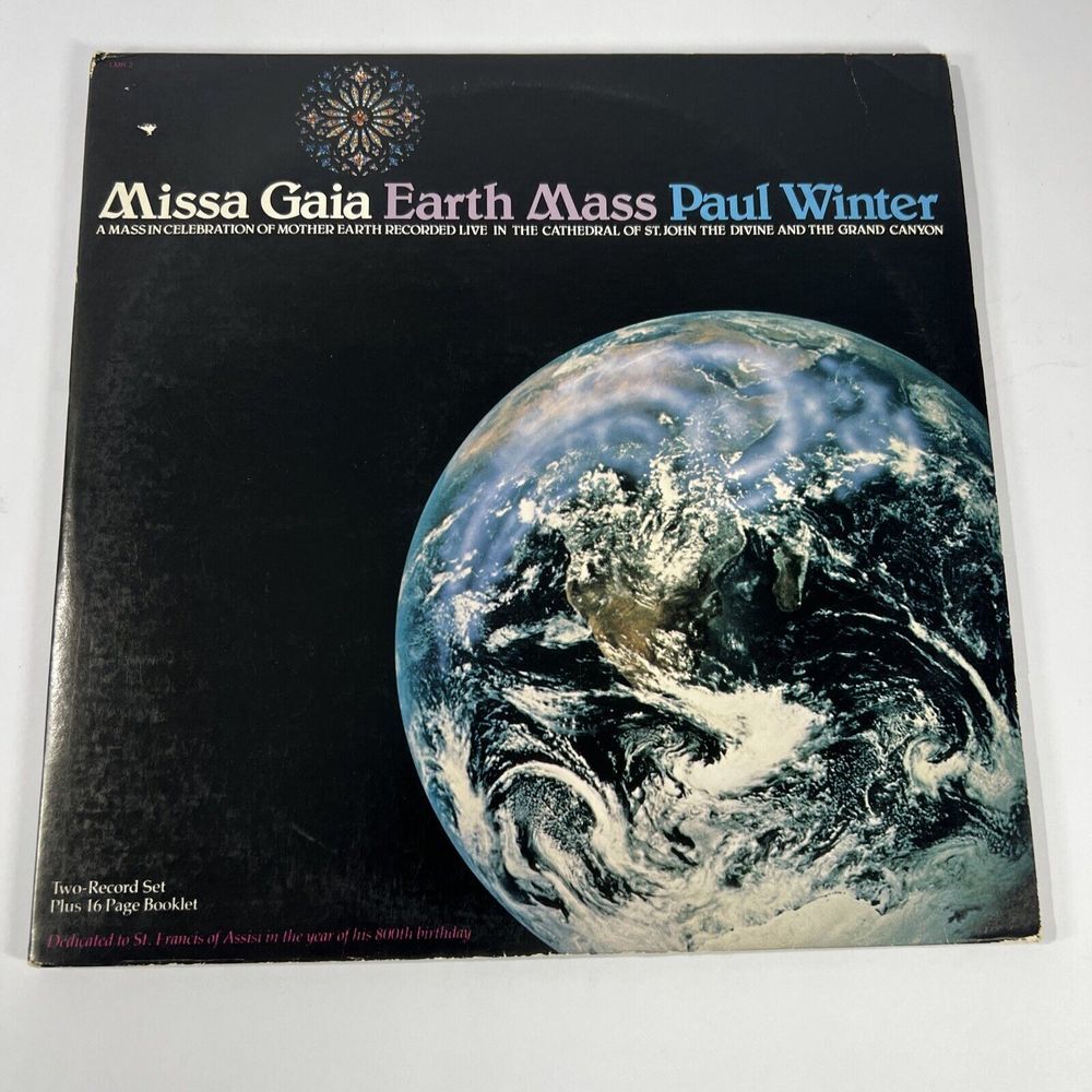Paul Winter Missa‎ Gaia Earth Mass Record Album Vinyl & Booklet